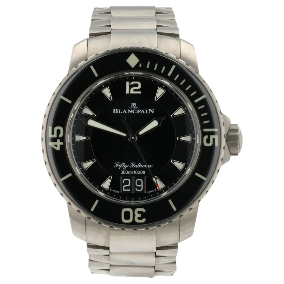 Blancpain Fifty Fathoms Black Dial Titanium 45mm Automatic Men’s 5015-12B30-98B — photo 12