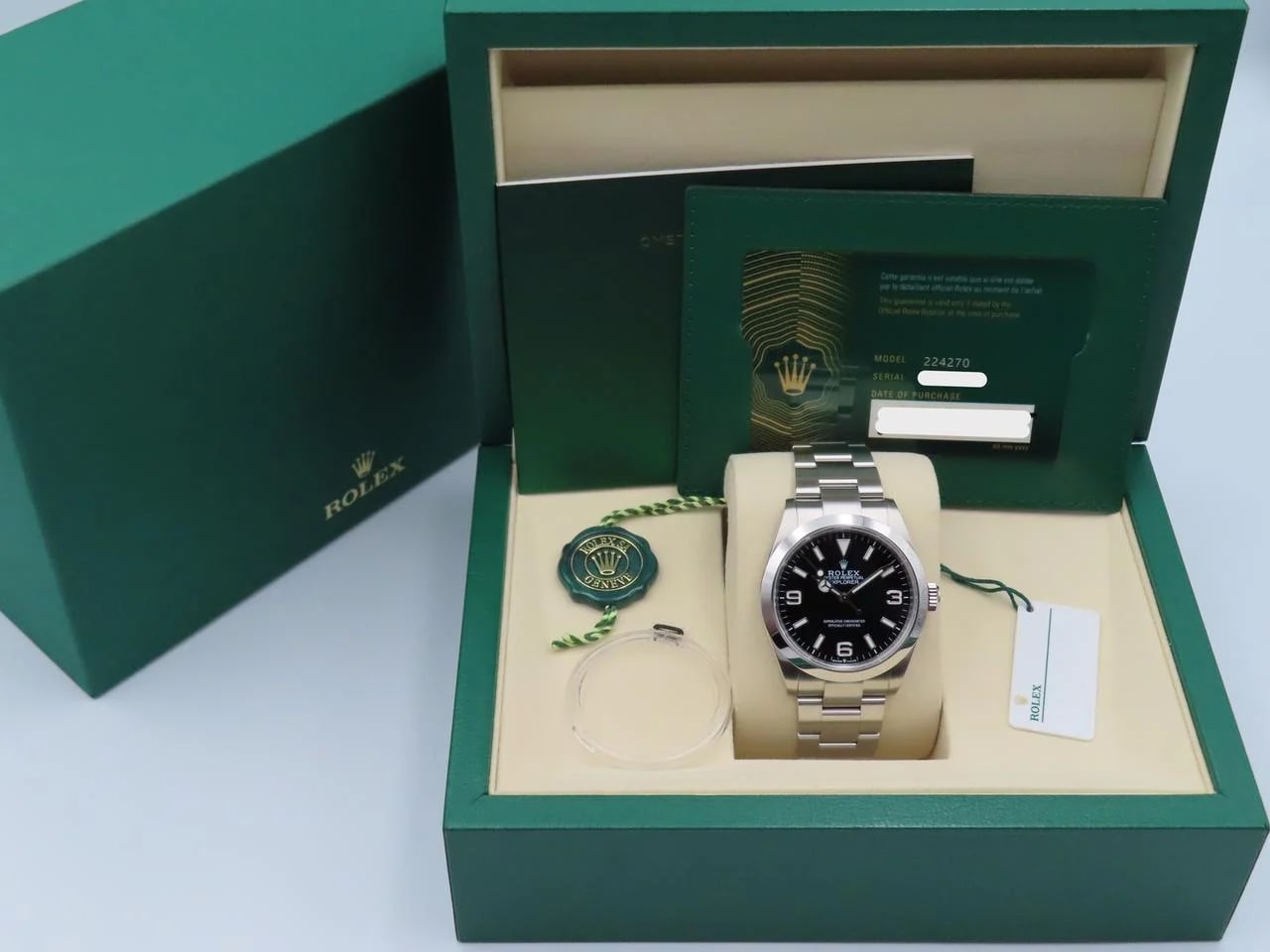 Rolex Explorer 2025 Full Set Pre-Owned Men's 40mm Wristwatch