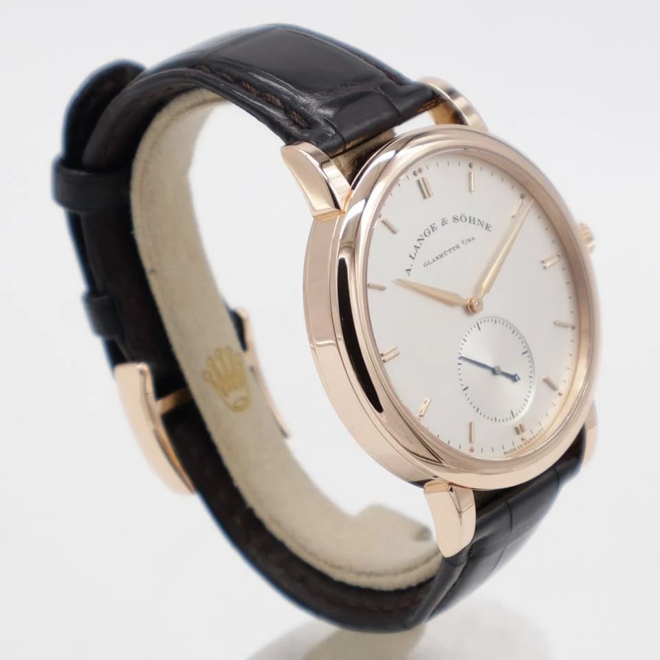 A. Lange &amp; Söhne Saxonia 18k Rose Gold Automatic 40mm 307.032 Leather — photo 5