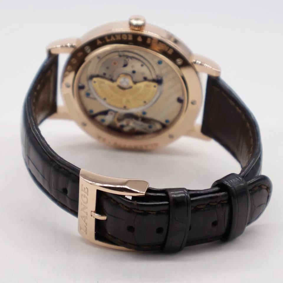 A. Lange &amp; Söhne Saxonia 18k Rose Gold Automatic 40mm 307.032 Leather — photo 7