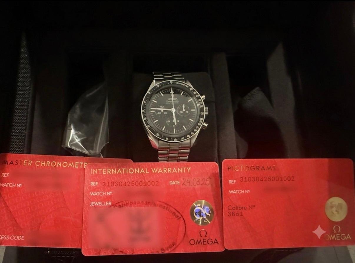 Omega Speedmaster Professional Moonwatch Full set 2025 5 year warranty — photo 3