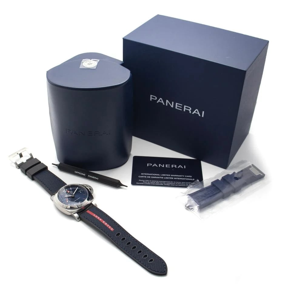 Panerai Luminor Luna Rossa Quaranta Bitempo 40mm Blue Dial Steel PAM01404 Full Set 2025 — photo 9