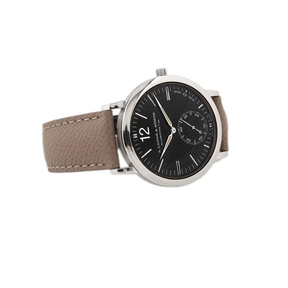 A. Lange &amp; Söhne Saxonia Langematik Sax-O-Mat White Gold Black Dial 37mm 301.027 — photo 4