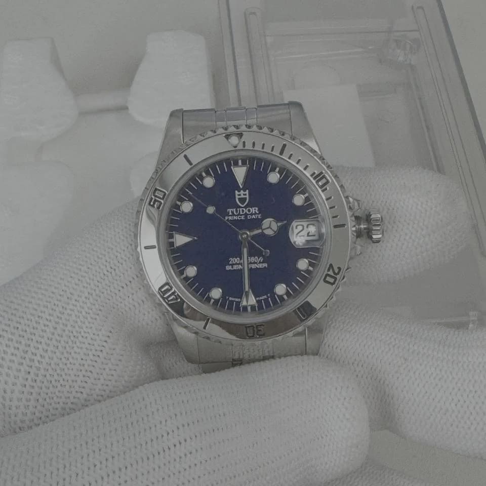 Tudor Submariner Prince Date 75190 Blue Dial with Jubilee Bracelet — photo 12