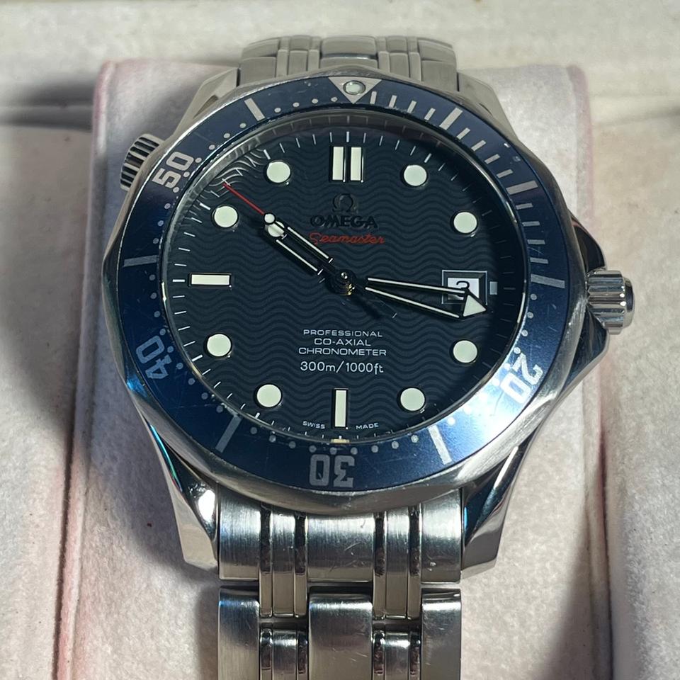 Omega Seamaster Diver 300 M James Bond 2220.80.00 Blue Full Set — photo 2