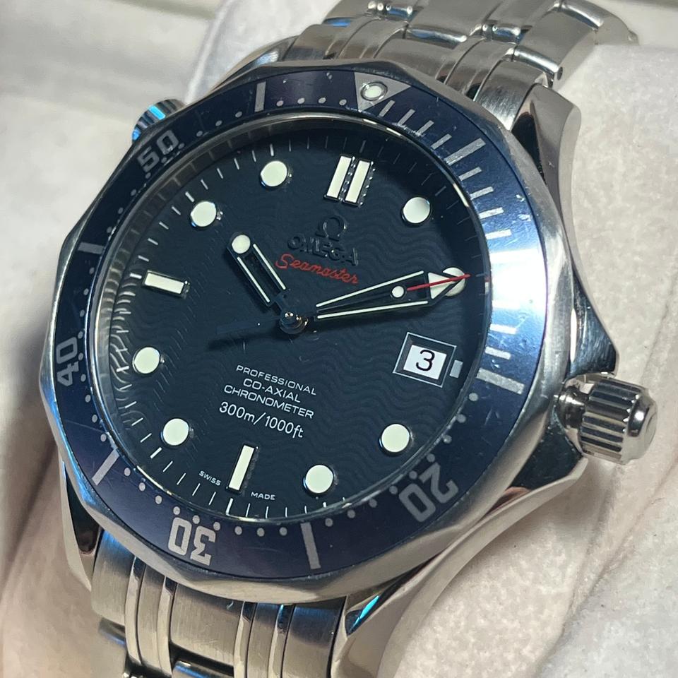 Omega Seamaster Diver 300 M James Bond 2220.80.00 Blue Full Set — photo 6
