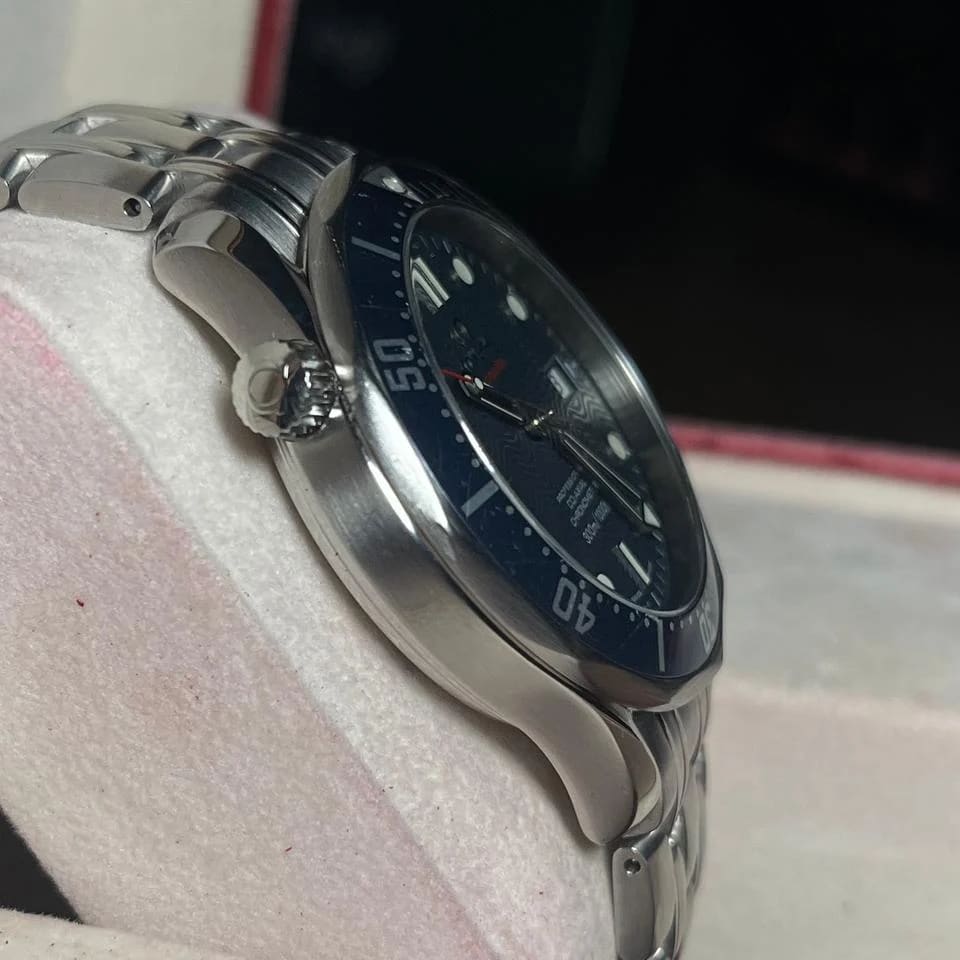 Omega Seamaster Diver 300 M James Bond 2220.80.00 Blue Full Set — photo 8