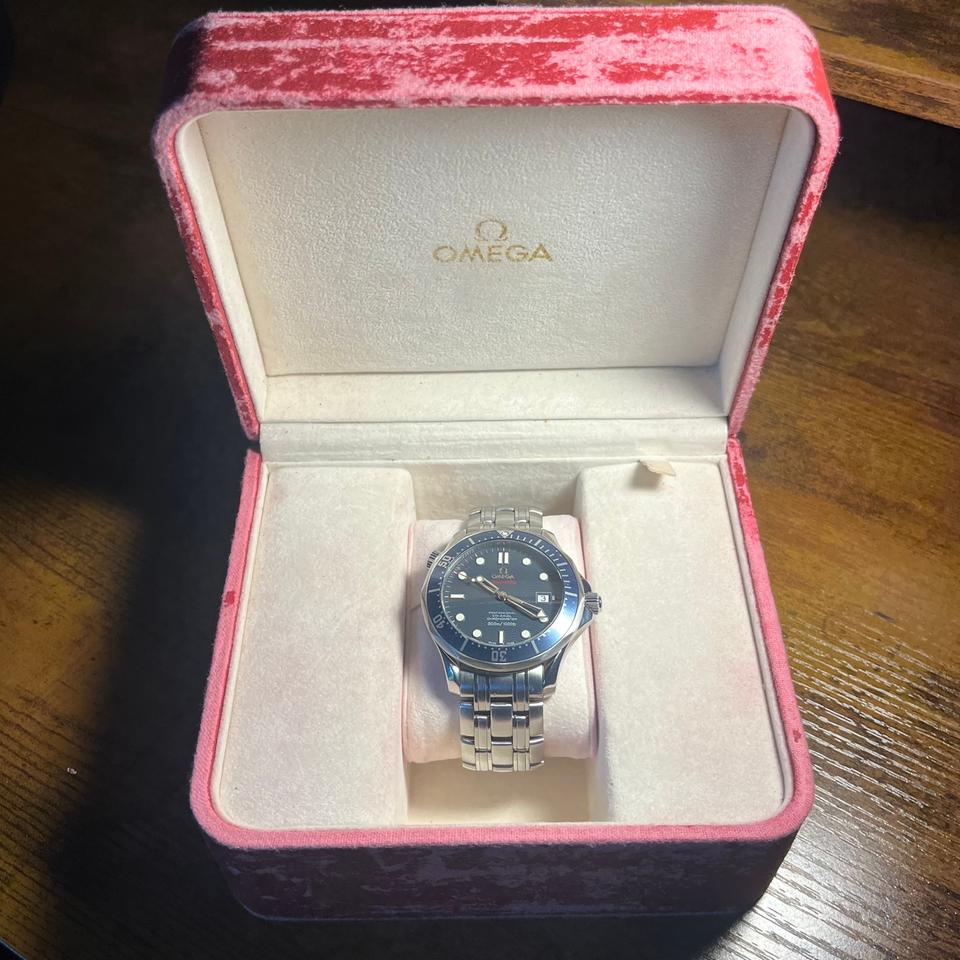 Omega Seamaster Diver 300 M James Bond 2220.80.00 Blue Full Set — photo 13