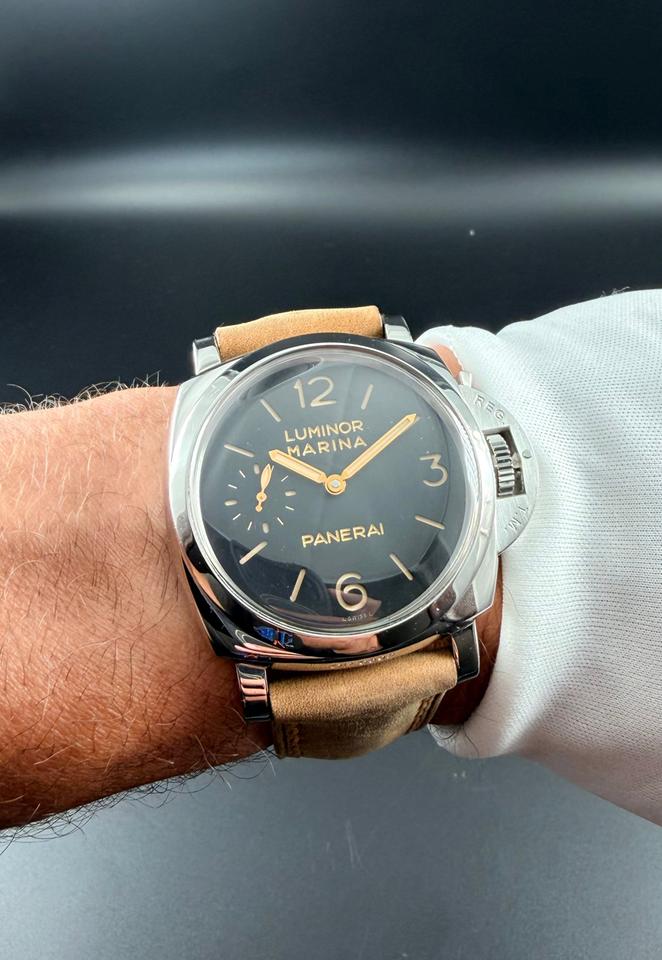 Panerai Luminor Marina 1950 3 Days PAM00422 PAM422 PAM 422 47mm Extra straps and travel case — photo 10