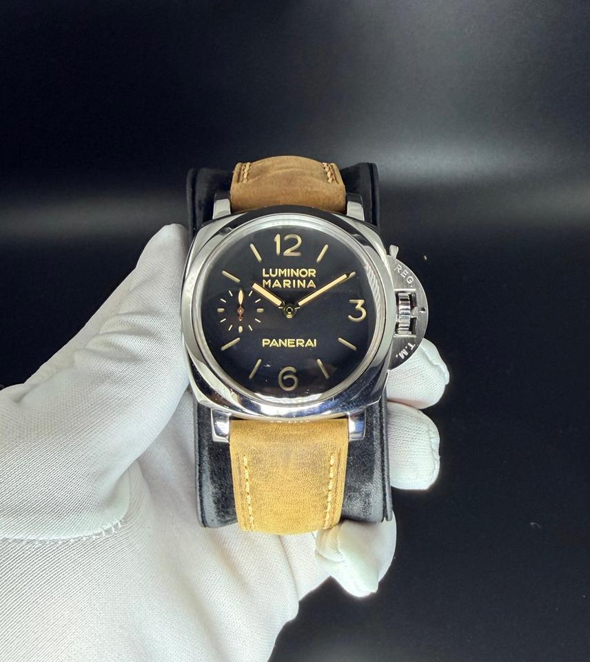 Panerai Luminor Marina 1950 3 Days PAM00422 PAM422 PAM 422 47mm Extra straps and travel case — photo 11