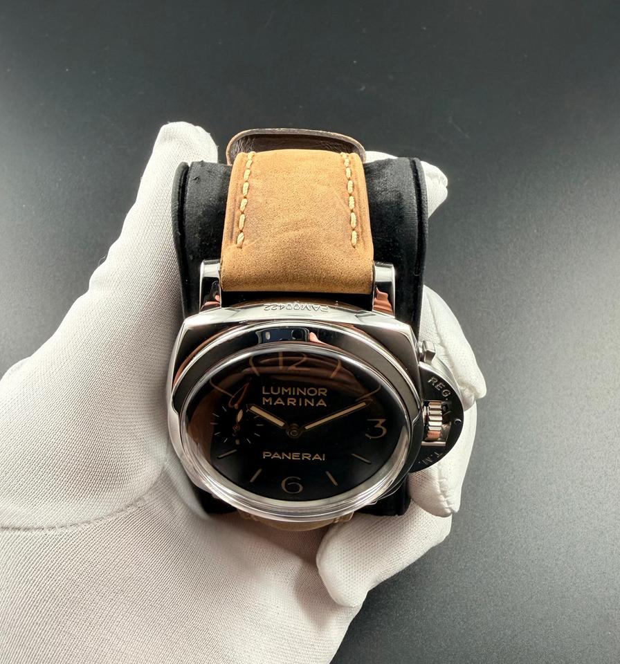 Panerai Luminor Marina 1950 3 Days PAM00422 PAM422 PAM 422 47mm Extra straps and travel case — photo 13