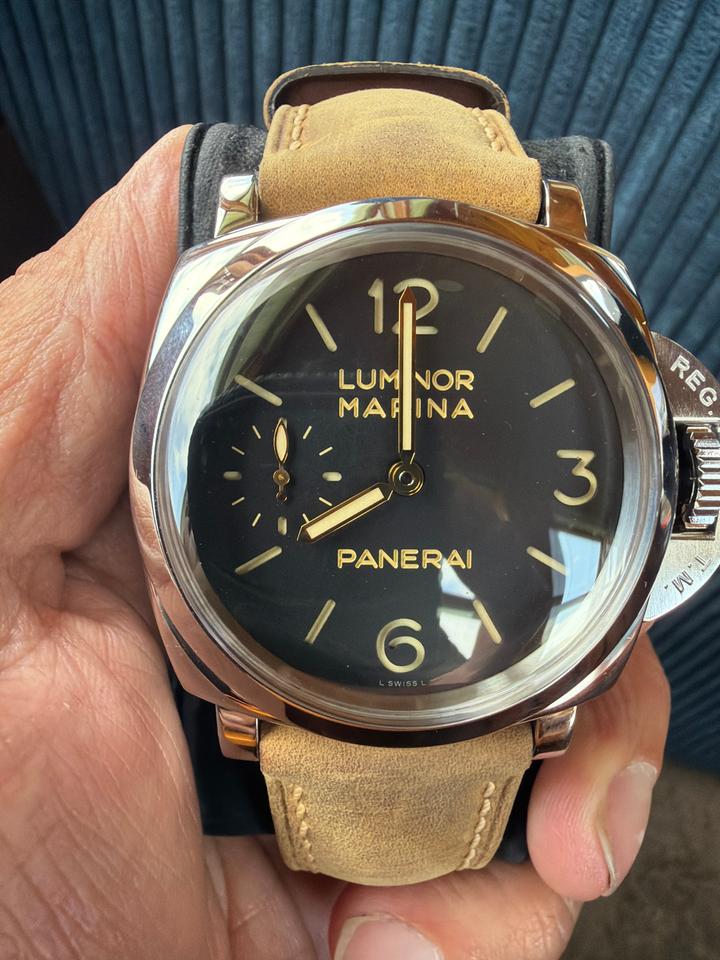 Panerai Luminor Marina 1950 3 Days PAM00422 PAM422 PAM 422 47mm Extra straps and travel case — photo 15