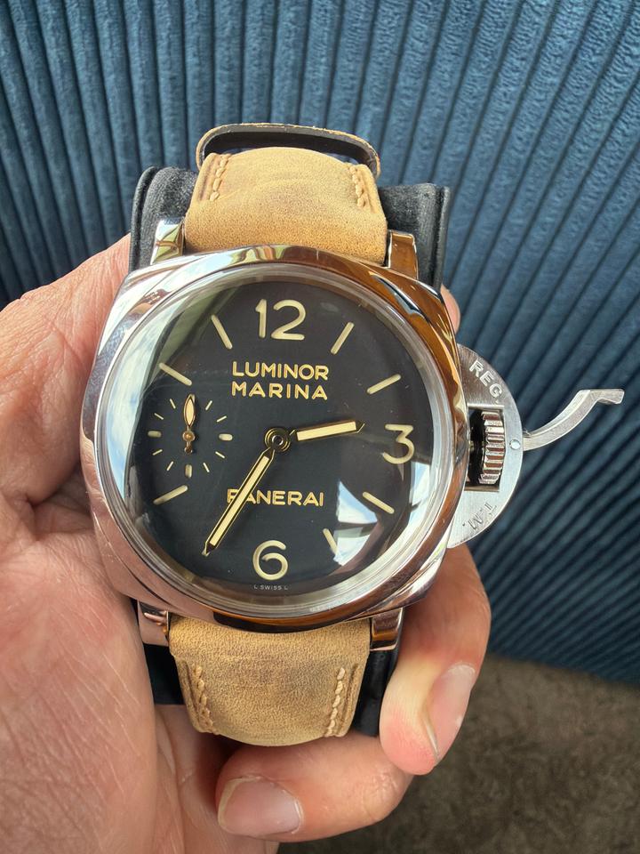 Panerai Luminor Marina 1950 3 Days PAM00422 PAM422 PAM 422 47mm Extra straps and travel case — photo 16
