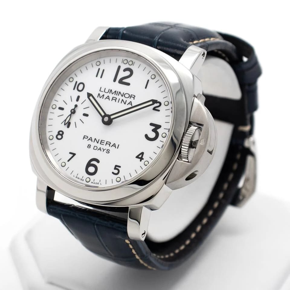 Panerai Luminor Marina 8 Days PAM00563 Acciaio 44mm White Dial Manual Circa 2013 — photo 2