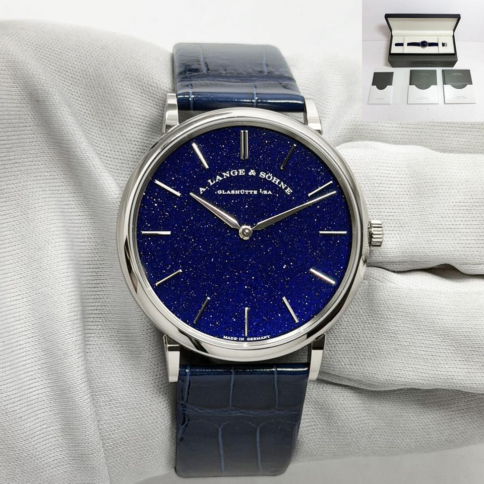 A. Lange &amp; Söhne Saxonia Unworn 2026 Saxonia 205.086 39MM Blue Aventurine 18K Wg B/pSaxonia
