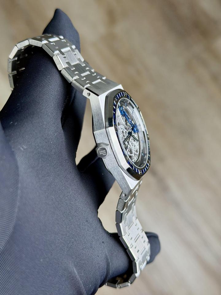 Audemars Piguet Royal Oak Double Balance Wheel Openworked Dble Balance Blue Sapphire Unworn 15412BC.SS.1220BC.02 — photo 5