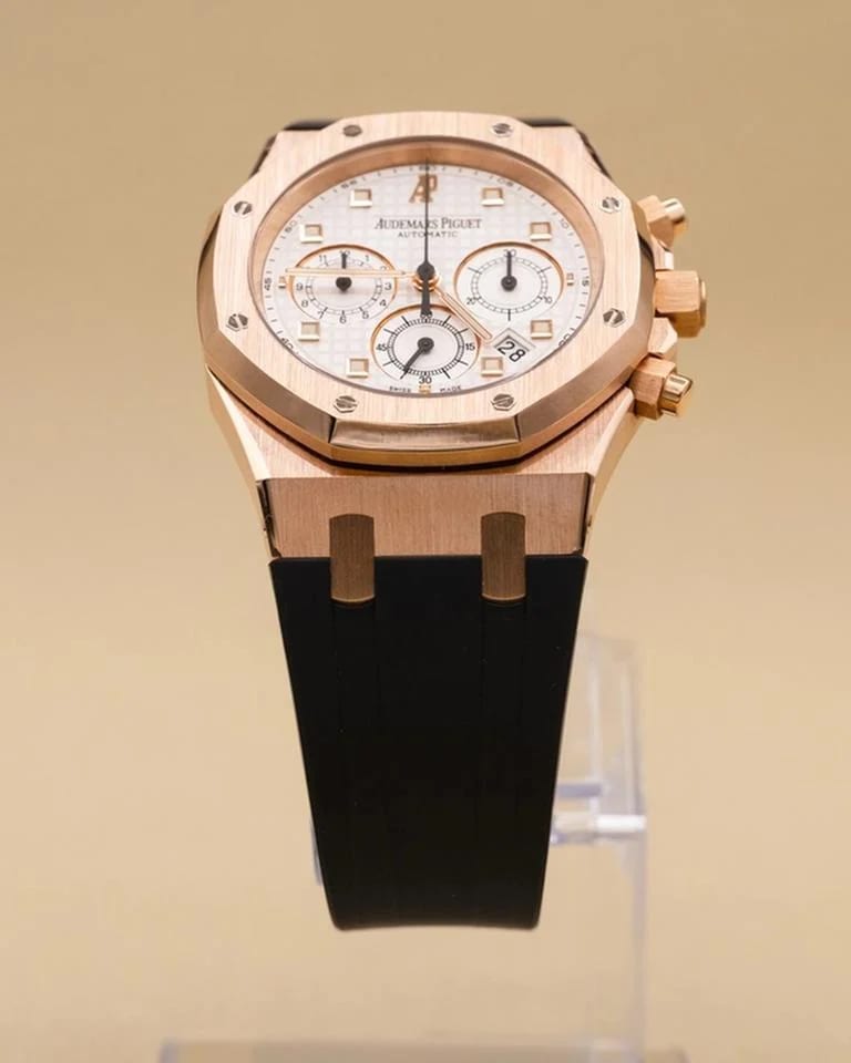 Audemars Piguet Royal Oak Chronograph 2008 Silver Dial on Black Rubber Strap 26022OR.OO.D088CR.01 — photo 3