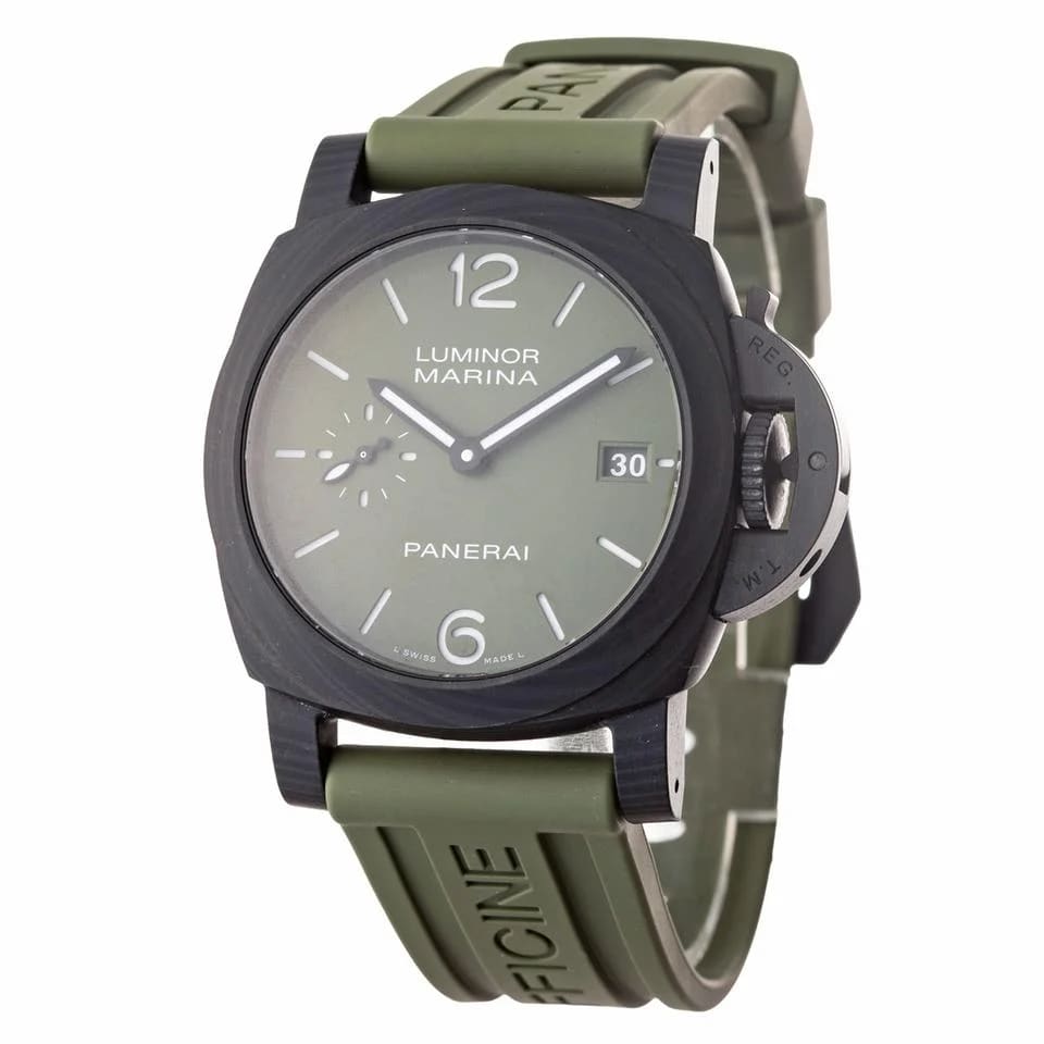 Panerai Luminor 1950 Regatta 3 Days Chrono Flyback Quaranta 40mm Green Dial Carbotech (PAM01526)
