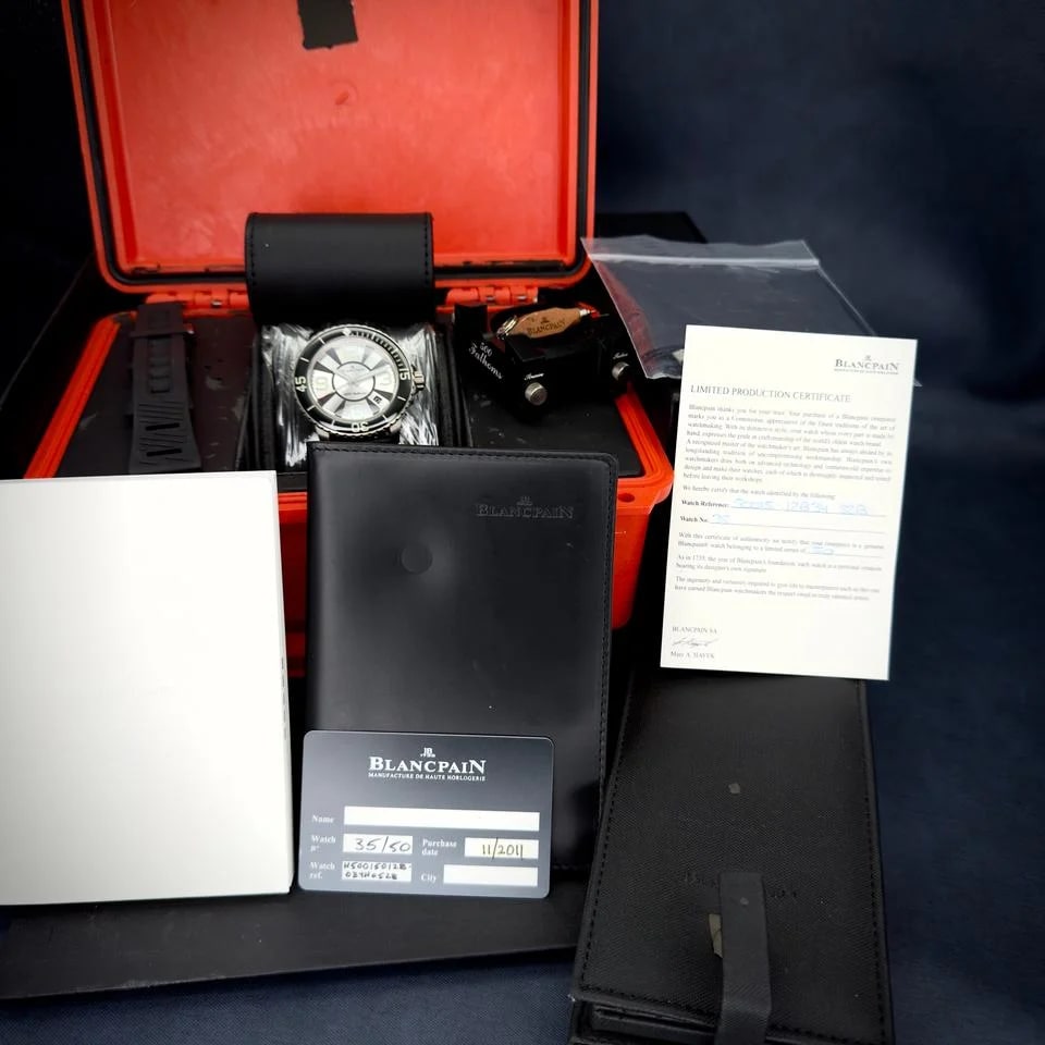 Blancpain 500 Fathoms 50015-12B34-52B Cannes Limited Edition 48mm Titanium Collectors Set! — photo 2