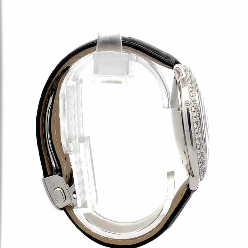 Cartier Ballon Bleu Mens Cartier Ballon Bleu Steel Diamond Watch — photo 6