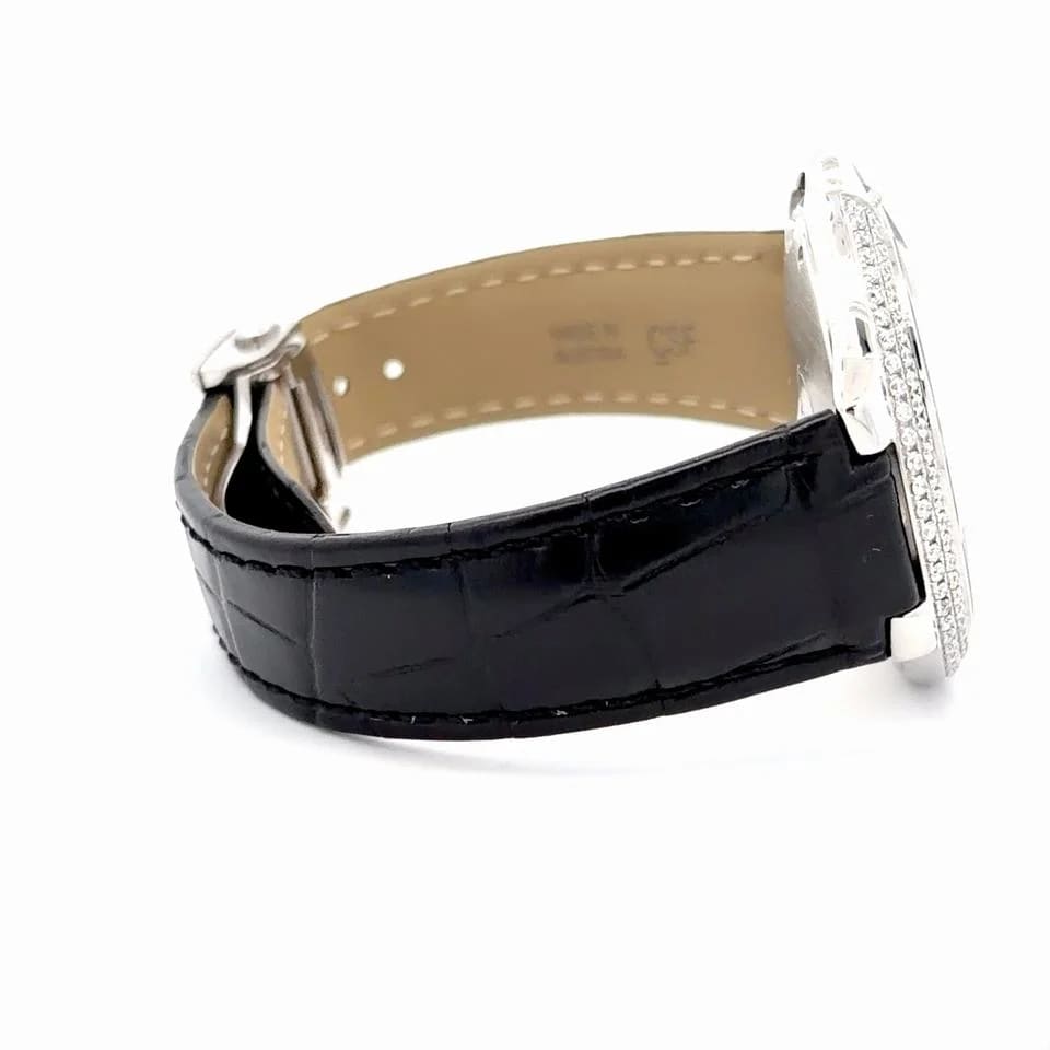Cartier Ballon Bleu Mens Cartier Ballon Bleu Steel Diamond Watch — photo 7