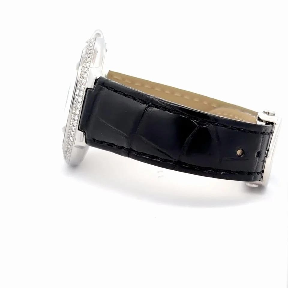 Cartier Ballon Bleu Mens Cartier Ballon Bleu Steel Diamond Watch — photo 9