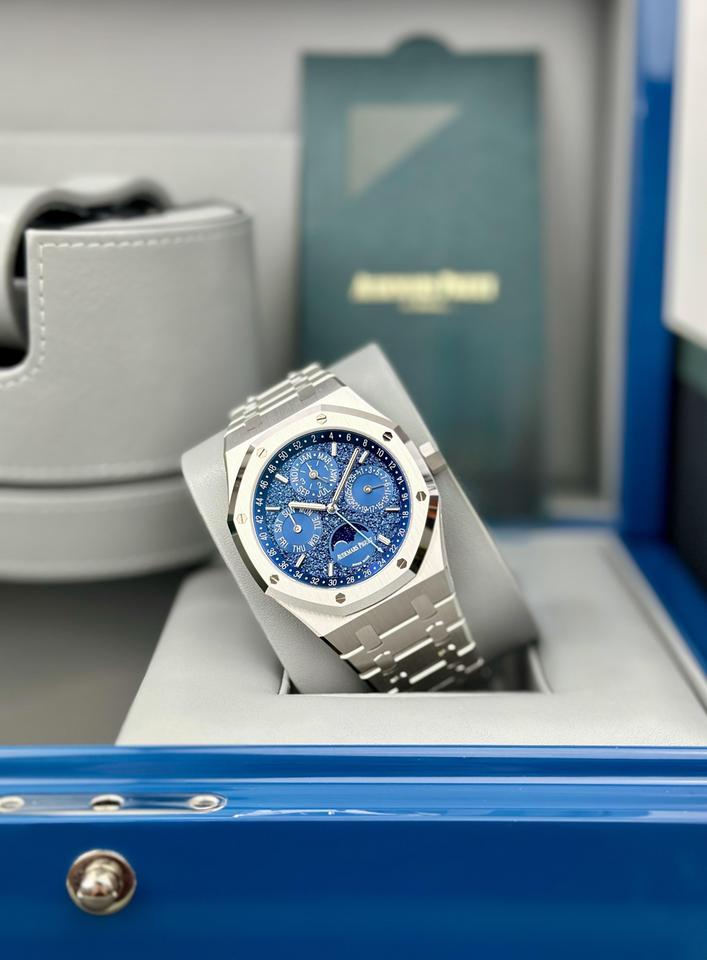 Audemars Piguet Royal Oak Perpetual Calendar John Mayer Blue Limited Unworn 26574BC.OO.1220BC.02 — photo 2