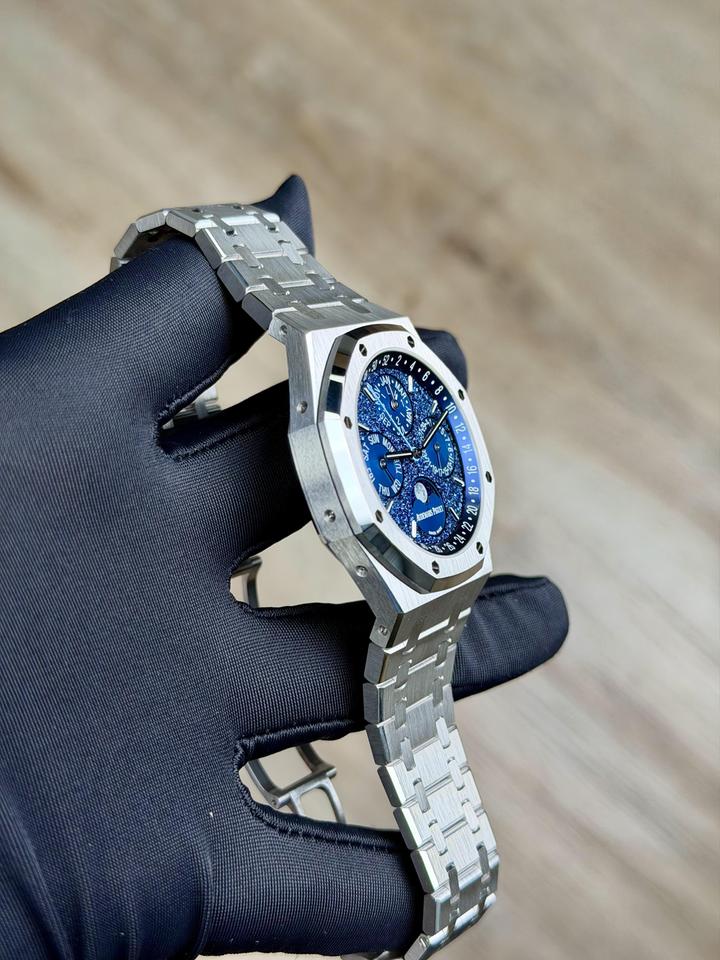 Audemars Piguet Royal Oak Perpetual Calendar John Mayer Blue Limited Unworn 26574BC.OO.1220BC.02 — photo 4