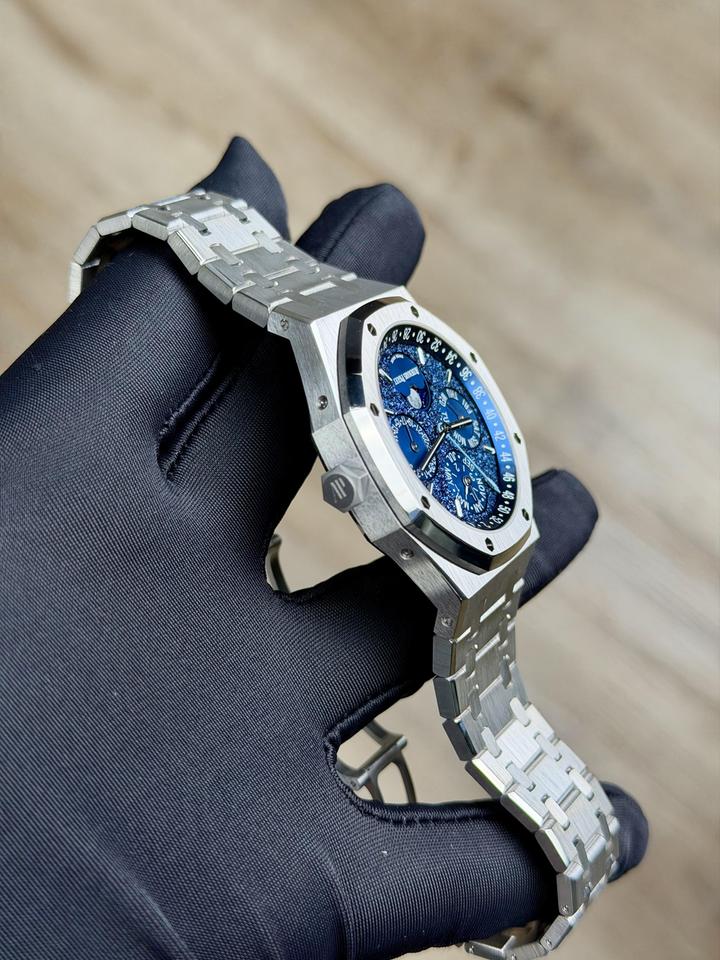 Audemars Piguet Royal Oak Perpetual Calendar John Mayer Blue Limited Unworn 26574BC.OO.1220BC.02 — photo 6