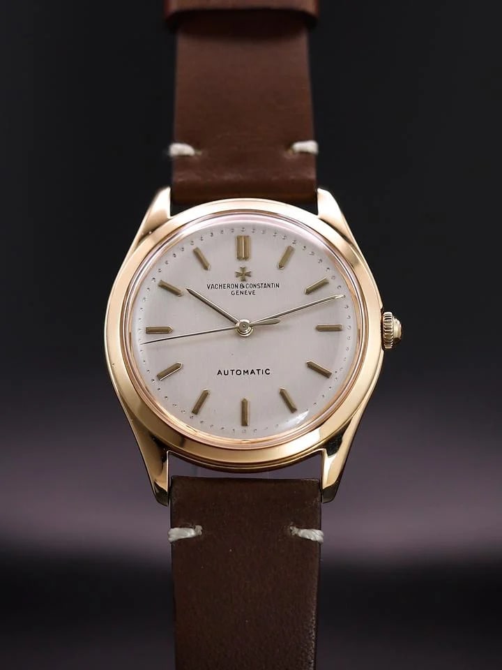 Vacheron Constantin 4870 Factory Service 9/2025 18k Yellow Gold Vintage Classic Automatic 36 mm w Factory Warranty Service Paperwork & Pouch