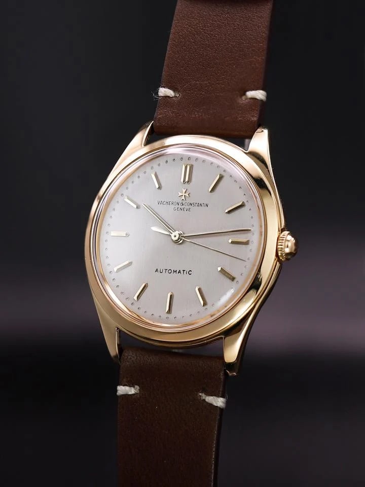 Vacheron Constantin 4870 Factory Service 9/2025 18k Yellow Gold Vintage Classic Automatic 36 mm w Factory Warranty Service Paperwork &amp; Pouch — photo 2