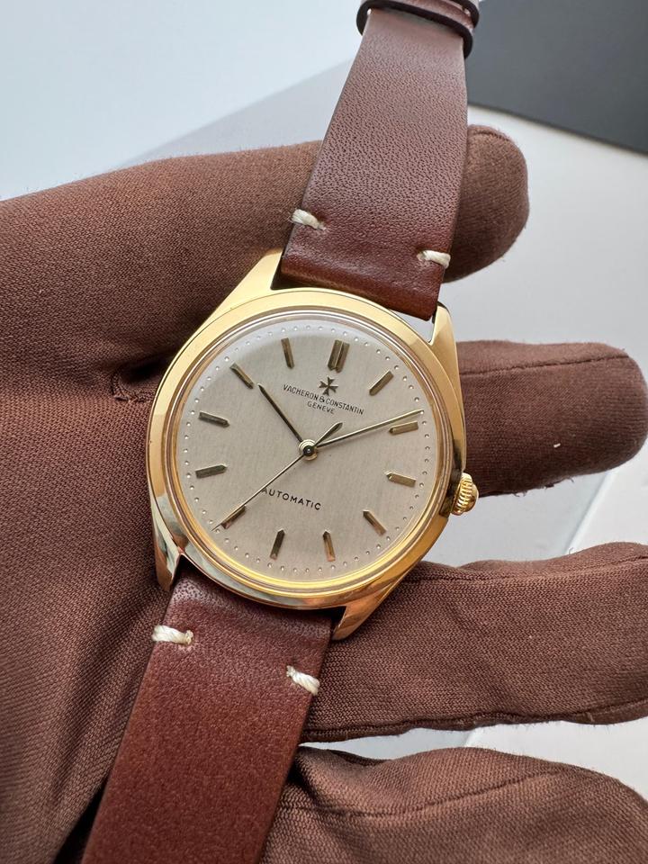 Vacheron Constantin 4870 Factory Service 9/2025 18k Yellow Gold Vintage Classic Automatic 36 mm w Factory Warranty Service Paperwork &amp; Pouch — photo 4