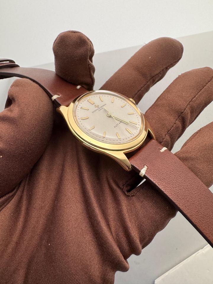Vacheron Constantin 4870 Factory Service 9/2025 18k Yellow Gold Vintage Classic Automatic 36 mm w Factory Warranty Service Paperwork &amp; Pouch — photo 5