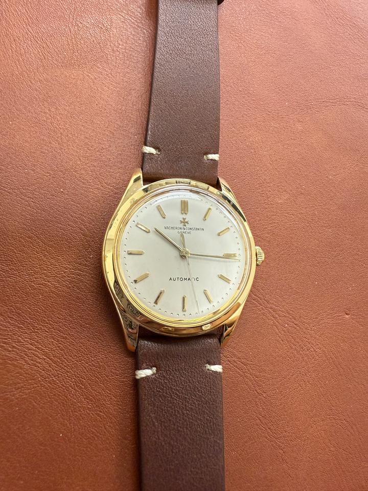 Vacheron Constantin 4870 Factory Service 9/2025 18k Yellow Gold Vintage Classic Automatic 36 mm w Factory Warranty Service Paperwork &amp; Pouch — photo 10