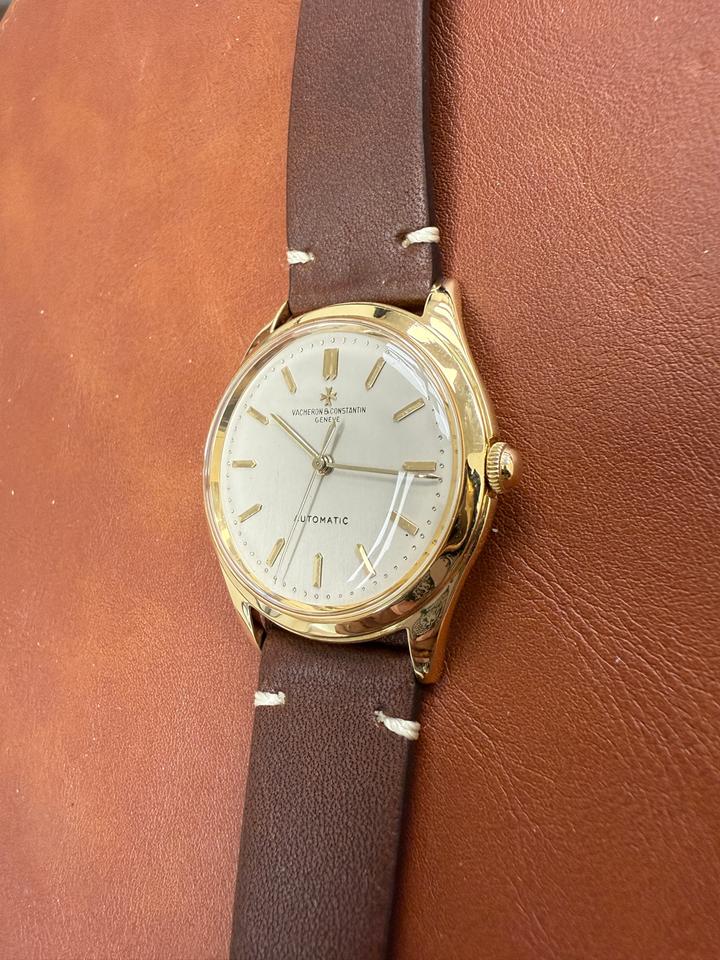 Vacheron Constantin 4870 Factory Service 9/2025 18k Yellow Gold Vintage Classic Automatic 36 mm w Factory Warranty Service Paperwork &amp; Pouch — photo 11