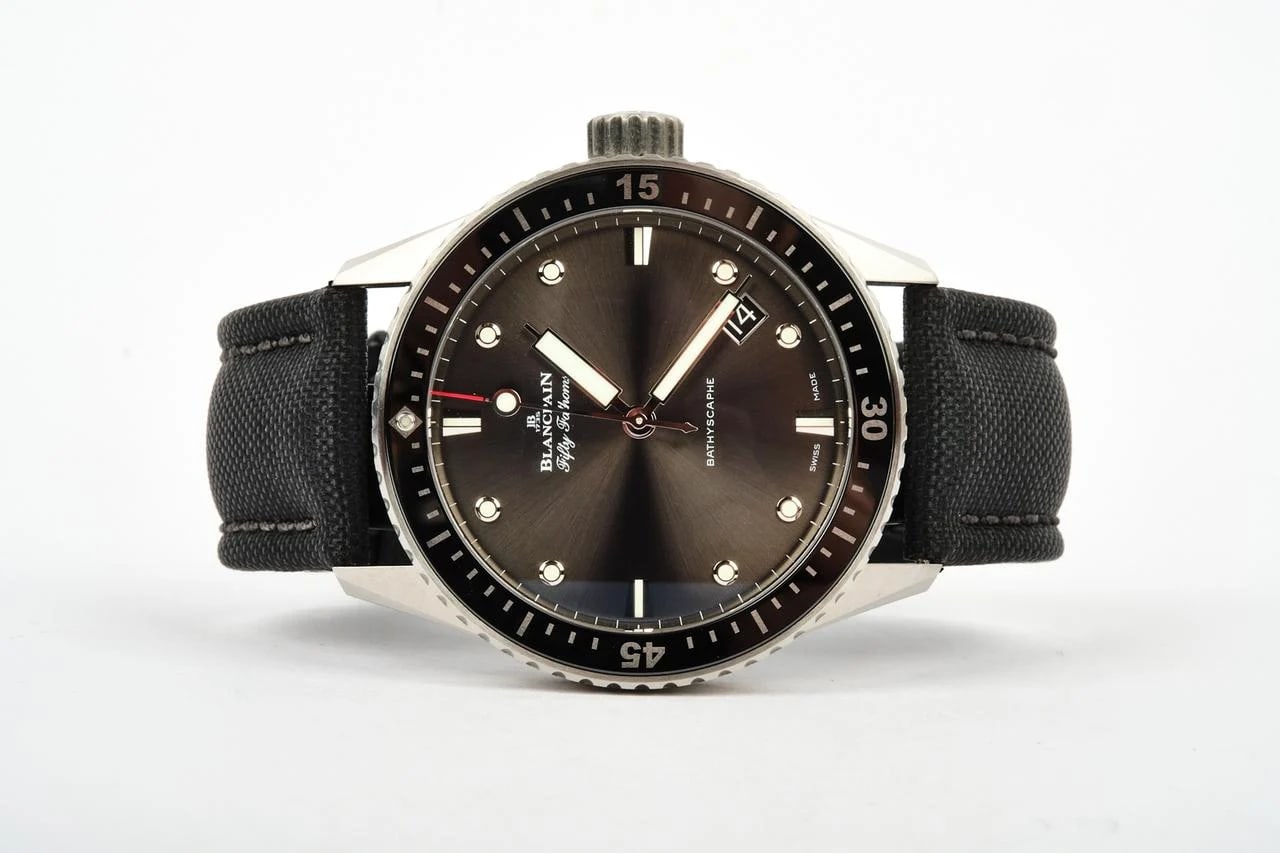 Blancpain Fifty Fathoms Bathyscaphe B52A COMPLETE SET JAN 2025 FACTORY WARRANTY TO JAN 2030