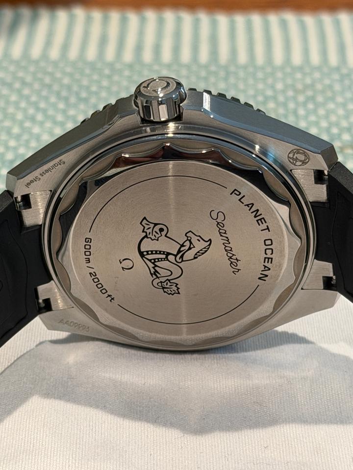 Omega Seamaster Planet Ocean 600m Omega Rubber Strap with Omega Clasp — photo 4