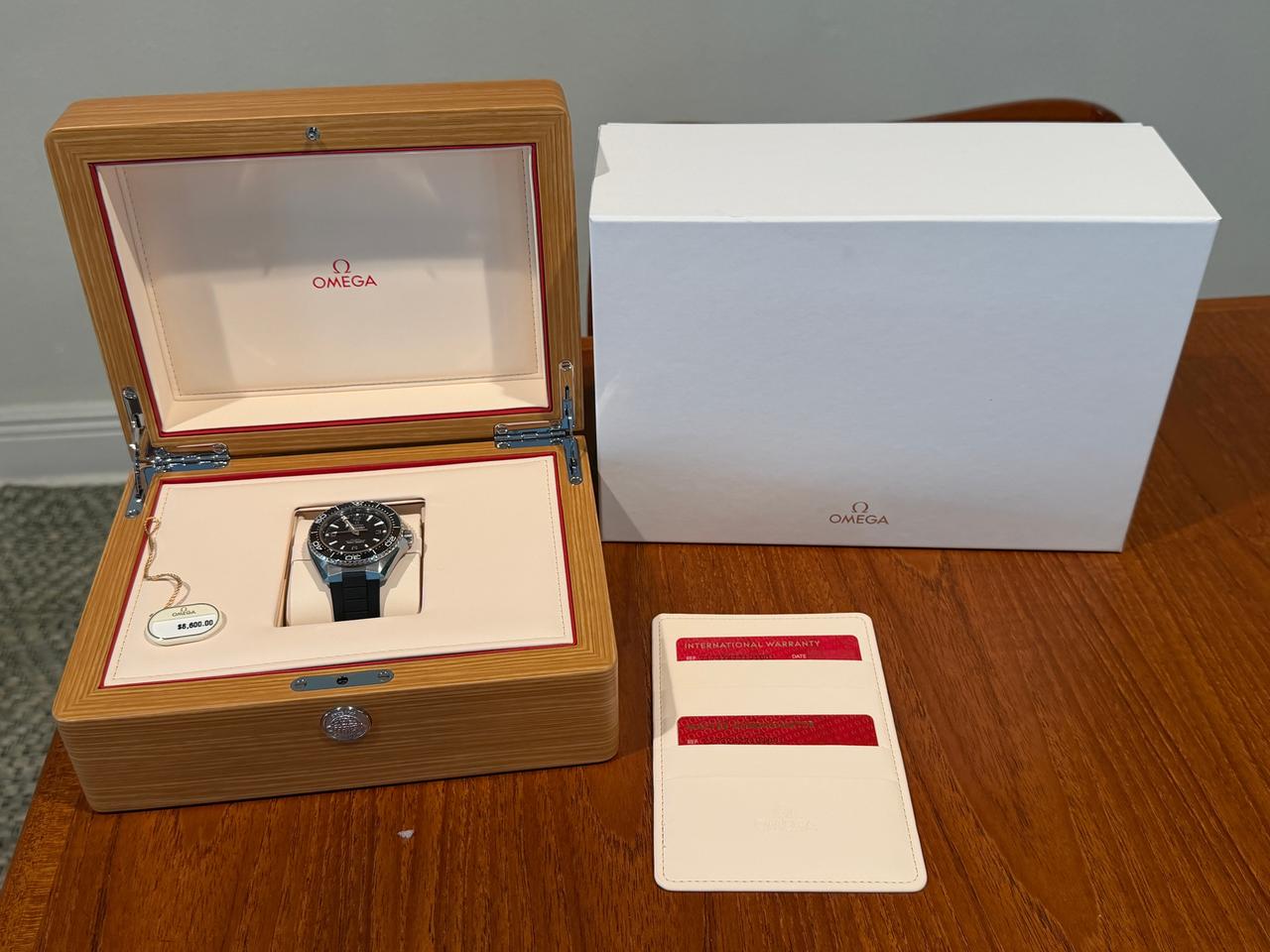 Omega Seamaster Planet Ocean 600m Omega Rubber Strap with Omega Clasp — photo 7