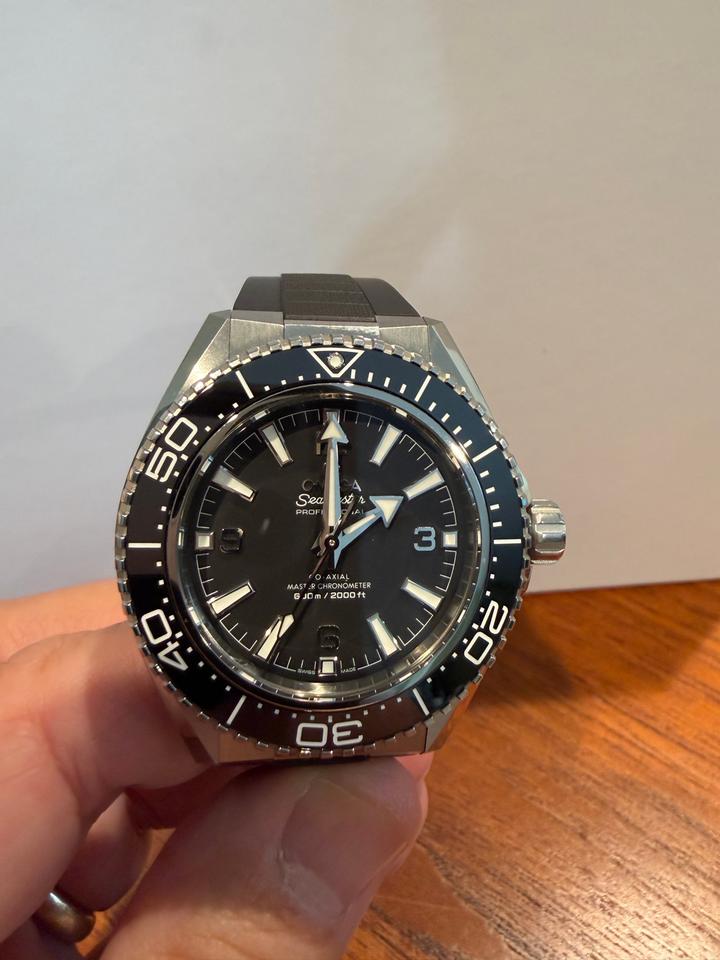 Omega Seamaster Planet Ocean 600m Omega Rubber Strap with Omega Clasp — photo 10