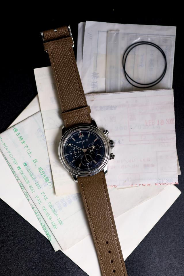 Blancpain Léman Fly-Back Chronograph 2000s Comes With Tons Of Service Paperwork Excellent Condition — photo 2