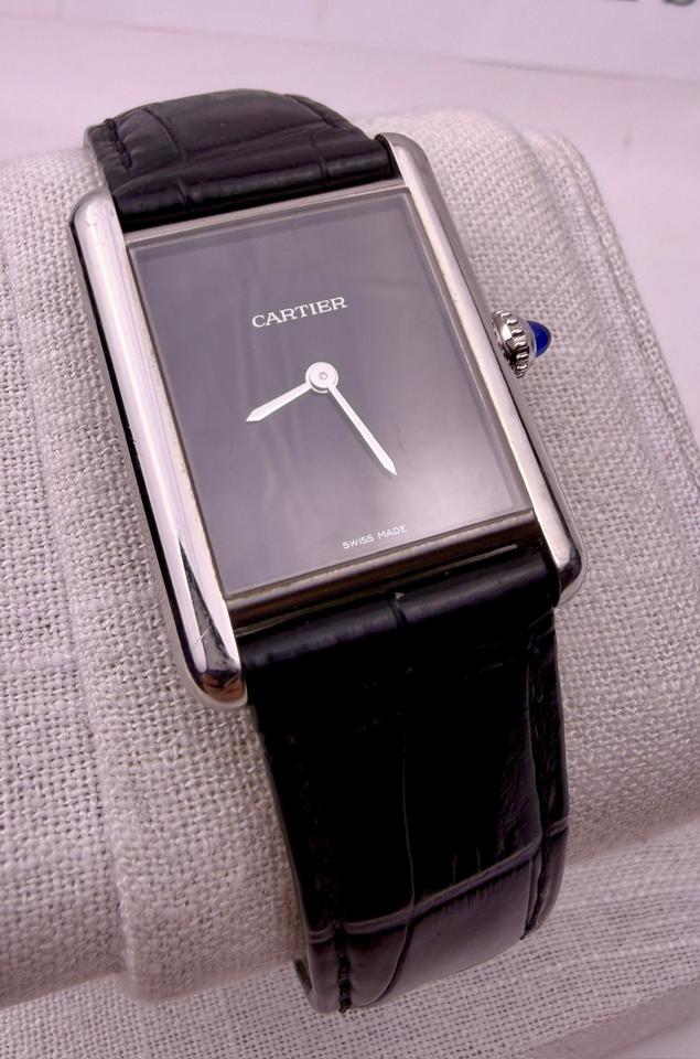 Cartier Tank Must Black Cartier Cartier SA Tank Must de Cartier Ref. WSTA0072 Case #504