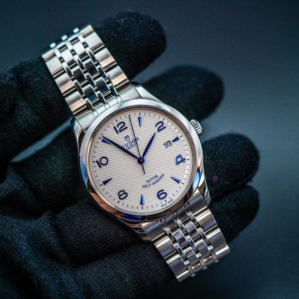 Tudor 1926 41mm 91650 White Opaline Dial Blue Markers Steel — photo 5