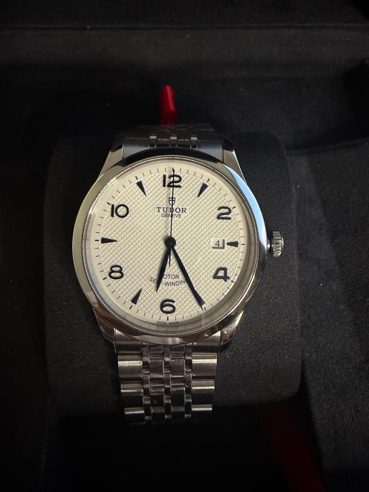 Tudor 1926 41mm 91650 White Opaline Dial Blue Markers Steel — photo 14