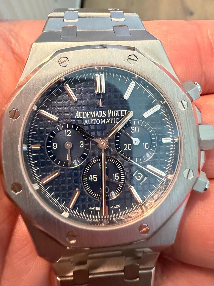 Audemars Piguet Royal Oak Chronograph Blue Dial — photo 7