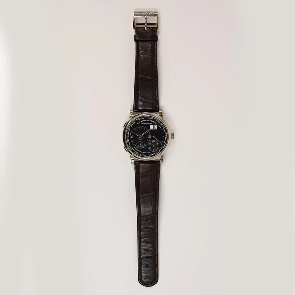A. Lange &amp; Söhne Lange 1 Time Zone White Gold Black Dial 136.029 — photo 2