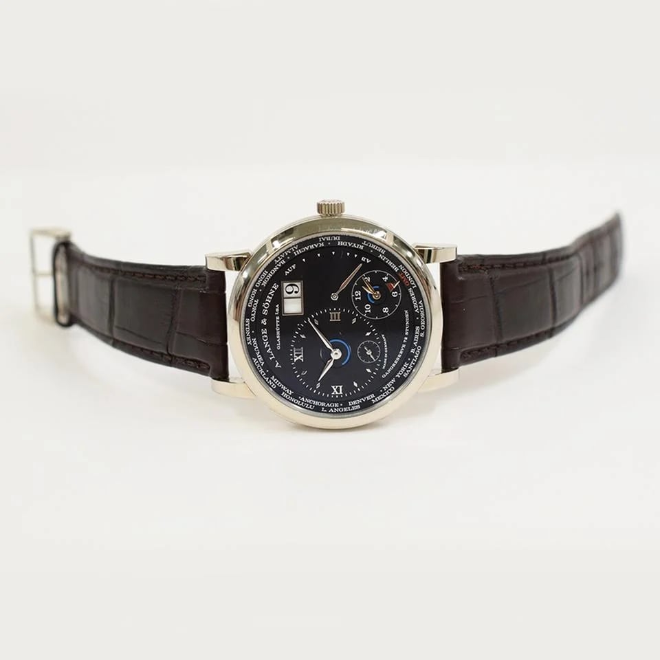 A. Lange &amp; Söhne Lange 1 Time Zone White Gold Black Dial 136.029 — photo 4