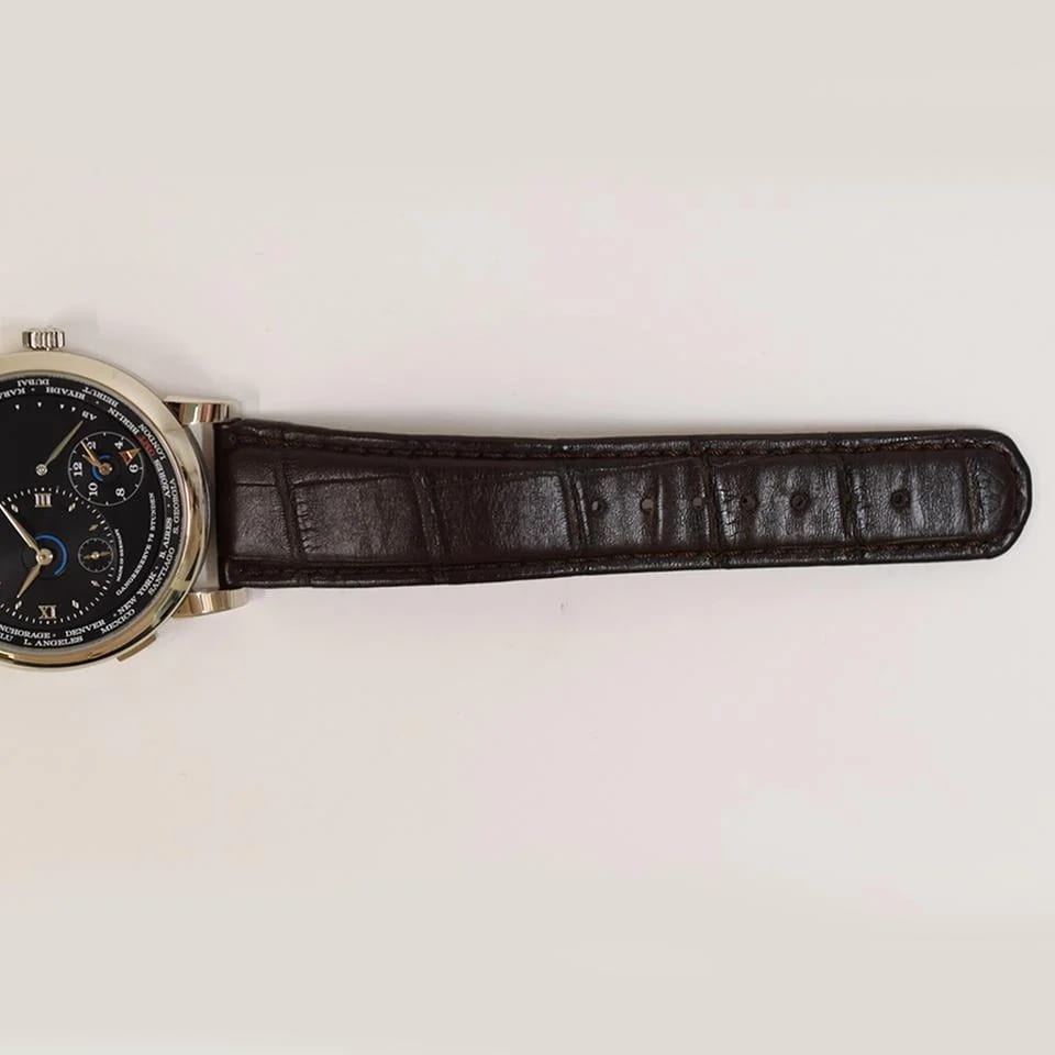 A. Lange &amp; Söhne Lange 1 Time Zone White Gold Black Dial 136.029 — photo 5