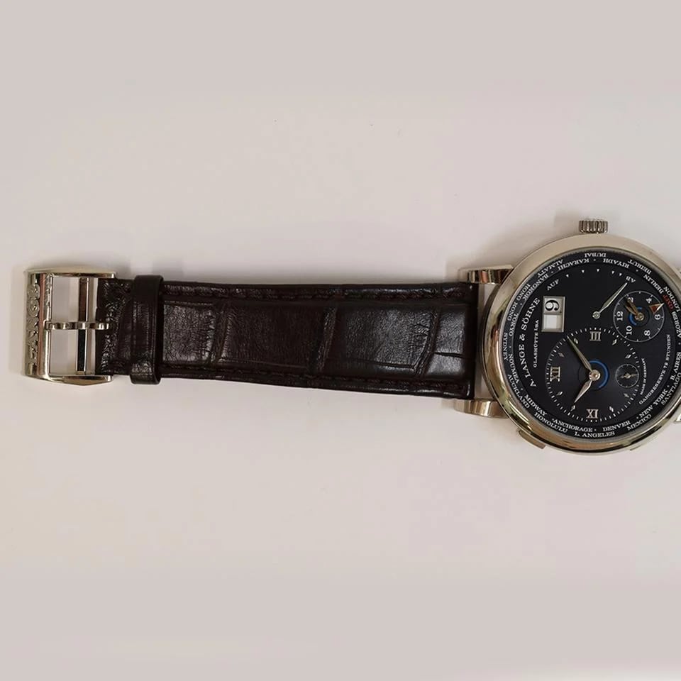 A. Lange &amp; Söhne Lange 1 Time Zone White Gold Black Dial 136.029 — photo 6