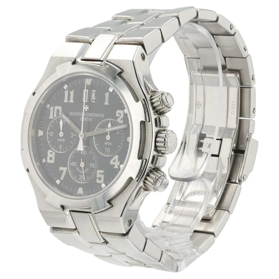 Vacheron Constantin Overseas Chronograph Black Dial Stainless Steel 40mm Auto Watch 49140 — photo 3