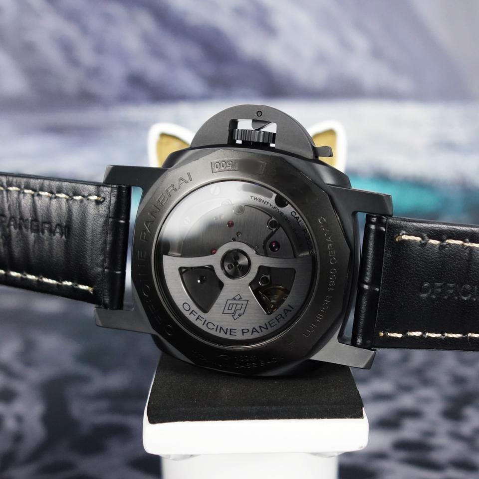 Panerai Luminor 1950 10 Days GMT 44mm Ceramic Mint Box Papers - 3 Straps - PAM 00335 335 — photo 5